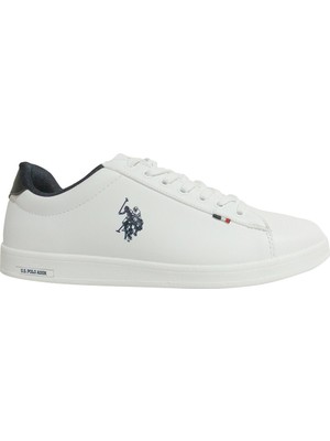 U.S. Polo Assn. Beyaz Lacivert Sneakers Spor Ayakkabı