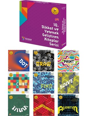 9' Lu Set 5+ Yaş (Level 1-2-3) / Iq Dikkat ve Yetenek Geliştiren Kitaplar Serisi (Ciltli)