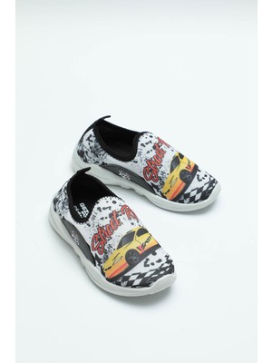 Gezer Yazlık Baskılı Keten Spor Erkek Çocuk Ayakkabı