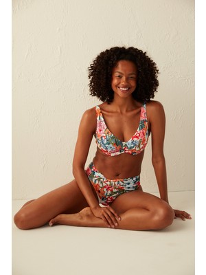 Penti Çok Renkli Marcel Çiçek Desenli Bikini Altı