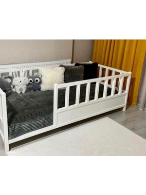 Baby Kinder Wh. Roofless Montessori Yatak Bebek ve Çocuk Karyolası