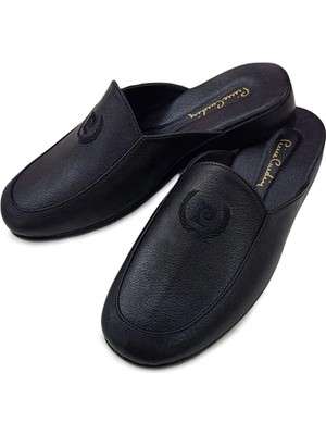 Pierre Cardin Siyah Damat Çeyiz Erkek Ev Terliği Sezonsuz Konforlu Kullanım İçin