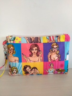 ModaZey Popart Clutch Çanta