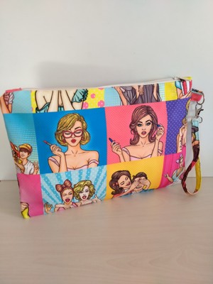 ModaZey Popart Clutch Çanta