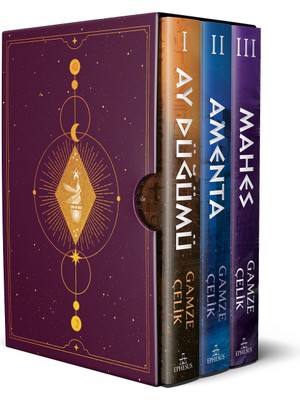 Piramit Serisi 3 Kitap Kutulu Set - Gamze Çelik Ciltli Edebiyat Seti 1200 Sayfa Kutulu - Ephesus Yayınları