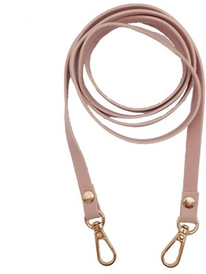 Angel Çanta Aksesuar Spagetti Model Dikişsiz Çanta Sapı Pudra Renk Light Gold Metal