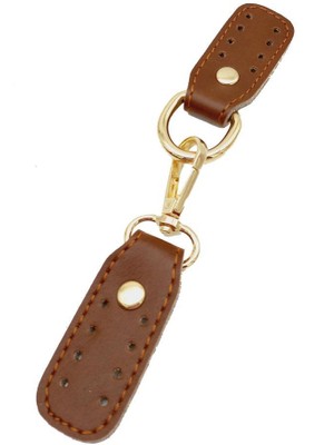 Angel Çanta Aksesuar Taba Renkli Suni Deri Kadın Kancalı Kilitli Çift Kat Dikişli