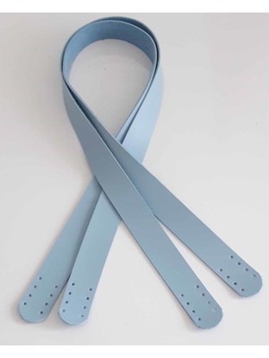 Angel Çanta Aksesuar 80X2.5 Cm, Bebe Mavi Suni Deri Çanta Sapı