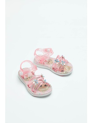 Gezer Yazlık Kaydırmaz Kız Bebe Sandalet