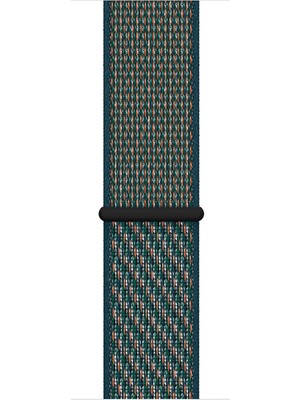 Markacase Samsung Galaxy Watch 4 44 mm R870 Için Dokuma Kordon Hiper Kırmızı/neptün Yeşili