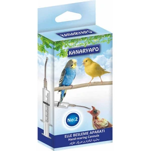 Aqua Petshop Elle Besleme Aparatı No:2 Muhabbet Kuşu Kanarya Için Mama Şırıngası 1 Adet