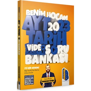 Benim Hocam Yayınları  2023 AYT Tarih Tamamı Video Çözümlü Soru Bankası