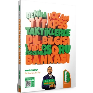 Benim Hocam Yayınları TYT KPSS 2023 Taktiklerle Dil Bilgisi Tamamı Video Çözümlü Soru Bankası