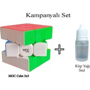 Mrs Toys Mgc Cube F1 3x3+küp yağı Zeka Küpü Sabır Küpü Rubik Küp akıl küpü