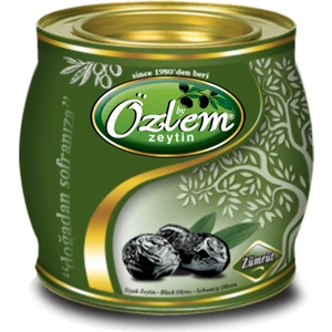 By Özlem Zeytin Zümrüt 2 kg Teneke Siyah Zeytin (351-380 klb)
