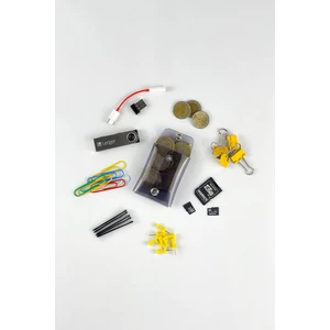 Badger Collection Jellycase Mini Duman Gri Bozuk Para Cüzdanı Küçük Minik Kese Madeni Para Kesesi Şeffaf Pvc Renkli