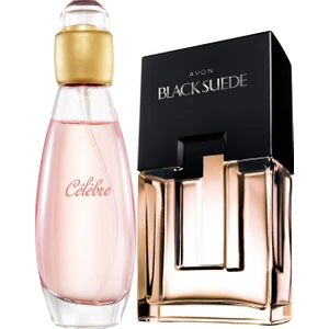 Parfüm Seti Black Suede Erkek EDT 75 ml ve Celebre Kadın EDT 50 ml Hediyelik Paket