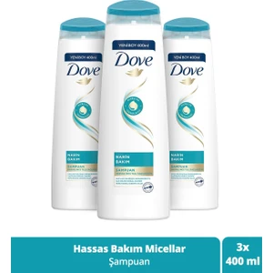 Narin Bakım Şampuan Hassas, Ince Telli Saçlar Için 400 Ml - 3 Adet