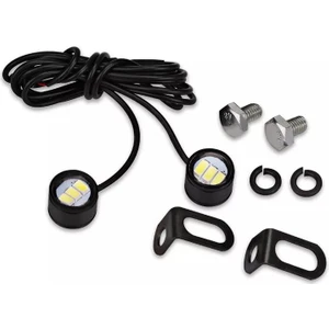 Motosiklet LED Lamba 12V Spot Balık Gözü Karışık Renk
