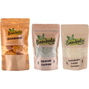 Hoş Geldin Paketi (pötibebe 125g, ıspanak corbası 125g, balkabaklı sebze ç 125g)