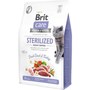 Brit Care Ördekli Kısırlaştrırılmış  Light Yetişkin Kedi Maması 7 kg