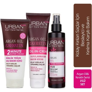 Urban Argan Oil & Keratin Serisi 3'Lü Set