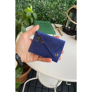 Vista - Hakiki Deri Unisex Natürel Minimal Origami Cüzdan