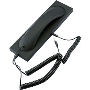 Retro Telefon Ahizesi Kulaklığı, iPhone Akıllı Telefonlar Için Rahat Arama Moda Siyah