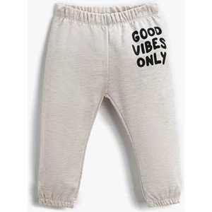 Baskılı Jogger Eşofman Altı Belden Bağlamalı