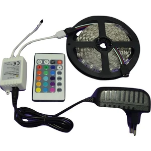 Led Animasyonlu Tak Çalıştır Kumandalı Trafolu Rgb Şerit Işık Aydınlatma 5 Metre Şşr