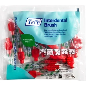 Interdental Fırça 0,5 mm Kırmızı 20'li Ergonomik Tasarım Dişlere Zarar Vermez