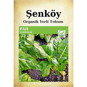 Yerli Pazı Tohumu Doğal Ata Sarmalık Pazı Tohumu Pakette 10 gr 400 Tohum