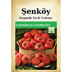 Yerli Çanakkale Domates Tohumu Doğal Ata Tohumu Pakette 100 Tohum + Sebze Tohumu Hediyeli