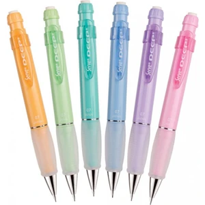 Deep Mekanik Kurşun Kalem 6lı Set 0.7mm- Pastel Renkler
