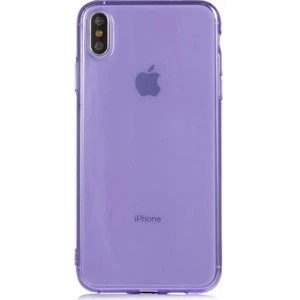 Apple iPhone Xs Max Kapak Kamera Korumalı Neon Renkli Silikon Kılıf - Neon Mor