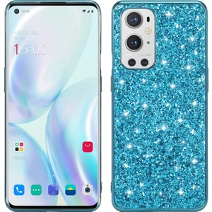 Xphone Store Oneplus 9 Için Işıltılı Parıltılı Tpu Telefon Kılıfı - Mavi (Yurt Dışından)