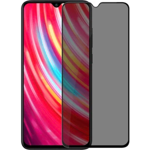 Xiaomi Redmi Note 8 ile Uyumlu Hayalet Privacy Gizlilik Filtreli Tam Kaplayan Cam Ekran Koruyucu