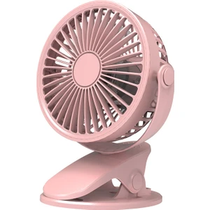 Taşınabilir USB Masa Fanı Klipsli Tip Şarj Edilebilir Mini Masa Fanı 360 Derece Döndürülebilir Klipsli Fan (Yurt Dışından)