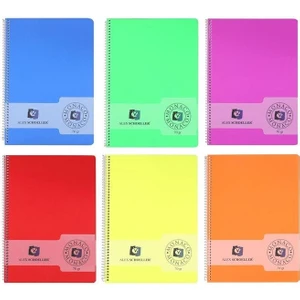 Alex Schoeller Pp Kapak Spiralli Defter 70 gr A4 140 Yp Kareli