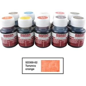 Vitrail Cam Vitray Boyası 25 ml Turuncu