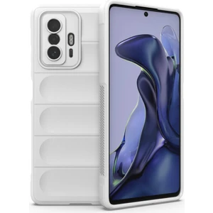 Xiaomi 11T Pro Miami Serisi Darbeye Dayanıklı Silikon Kılıf - Beyaz