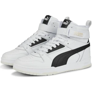 PUMA RBD Game 385839-01 ERKEK Beyaz-Siyah-Gold Günlük Sneaker Ayakkabı
