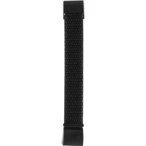 Fitbit Charge 3 Için Dokuma  Kordon Siyah
