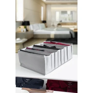 8 Gözlü Çekmece Içi Antrasit Düzenleyici Organizer - Xlarge 30 x 39 x 14 cm