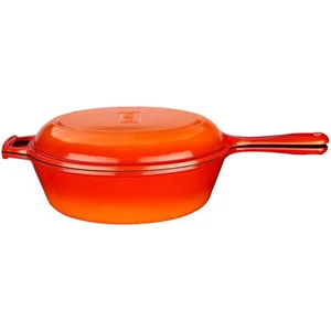 Combo Derin Tava ve Saplı Tencere 26 cm Turuncu