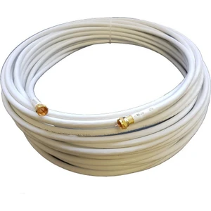 Rg6 U4 Sıkmalı Konnektörlü Uydu Anten Kablosu - 30 Metre