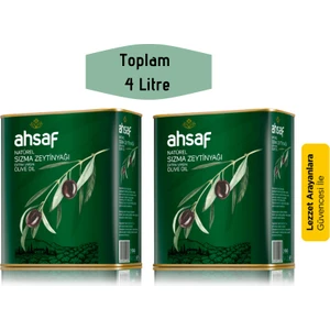 Natürel Sızma Zeytinyağı 2L-Teneke (2'li Ekonomik Paket)