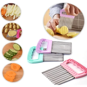 Tırtıklı Patates Meyve Cips Dilimleyici