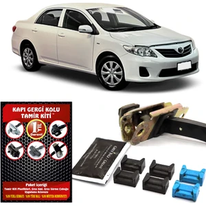 Toyota Corolla E150 Kapı Gergi Kolu (Limitör) Tamir Kiti (2 Kapı Set) 2007-2012