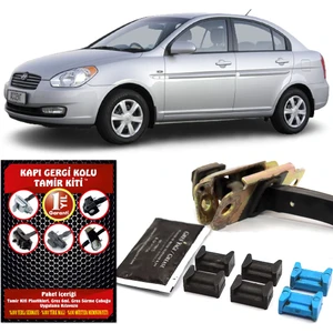 Hyundai Accent Era Kapı Gergi Kolu (Limitör) Tamir Kiti (2 Kapı Set) 2006-2012